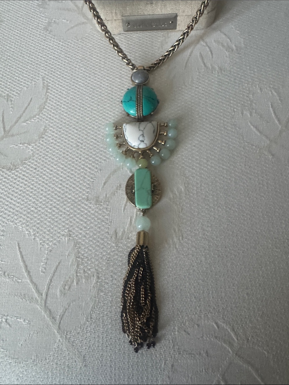 Stella & Dot totem necklace, earrings and bracelet - Picture 2 of 4